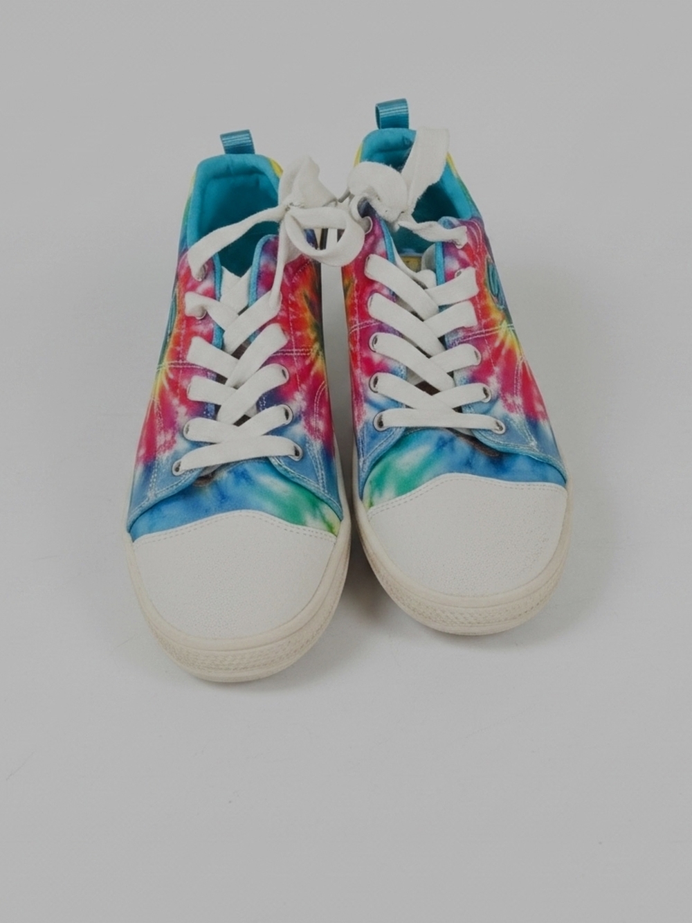 Skechers Tie-Dye Canvas Sneakers Multicolor Low-Top - Picture 8 of 8